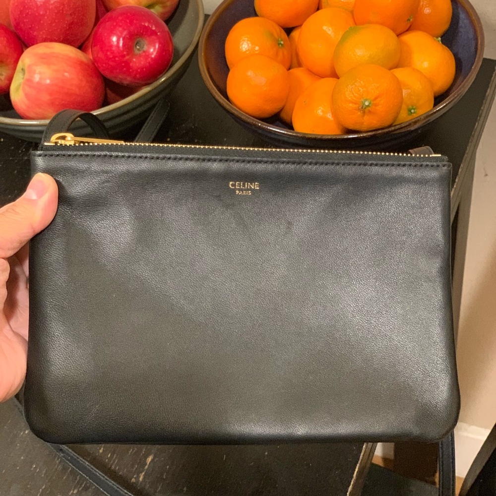 CELINE TRIO BAG IN SMOOTH LAMBSKIN